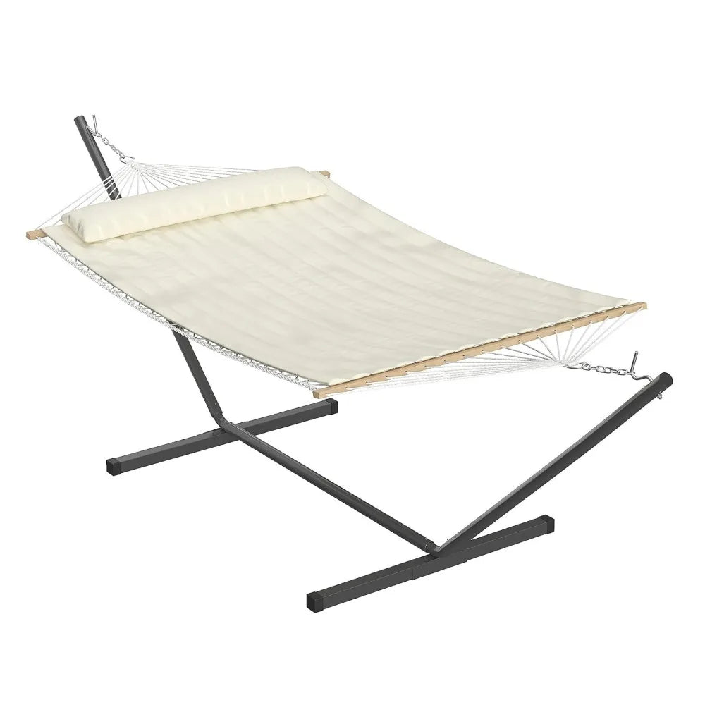 Outdoor Hammock With Stand Heavy Duty Portable Patio Relaxation Set