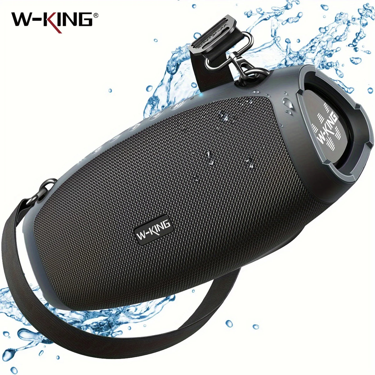 W King Portable Wireless Bluetooth Speaker With Deep Bass