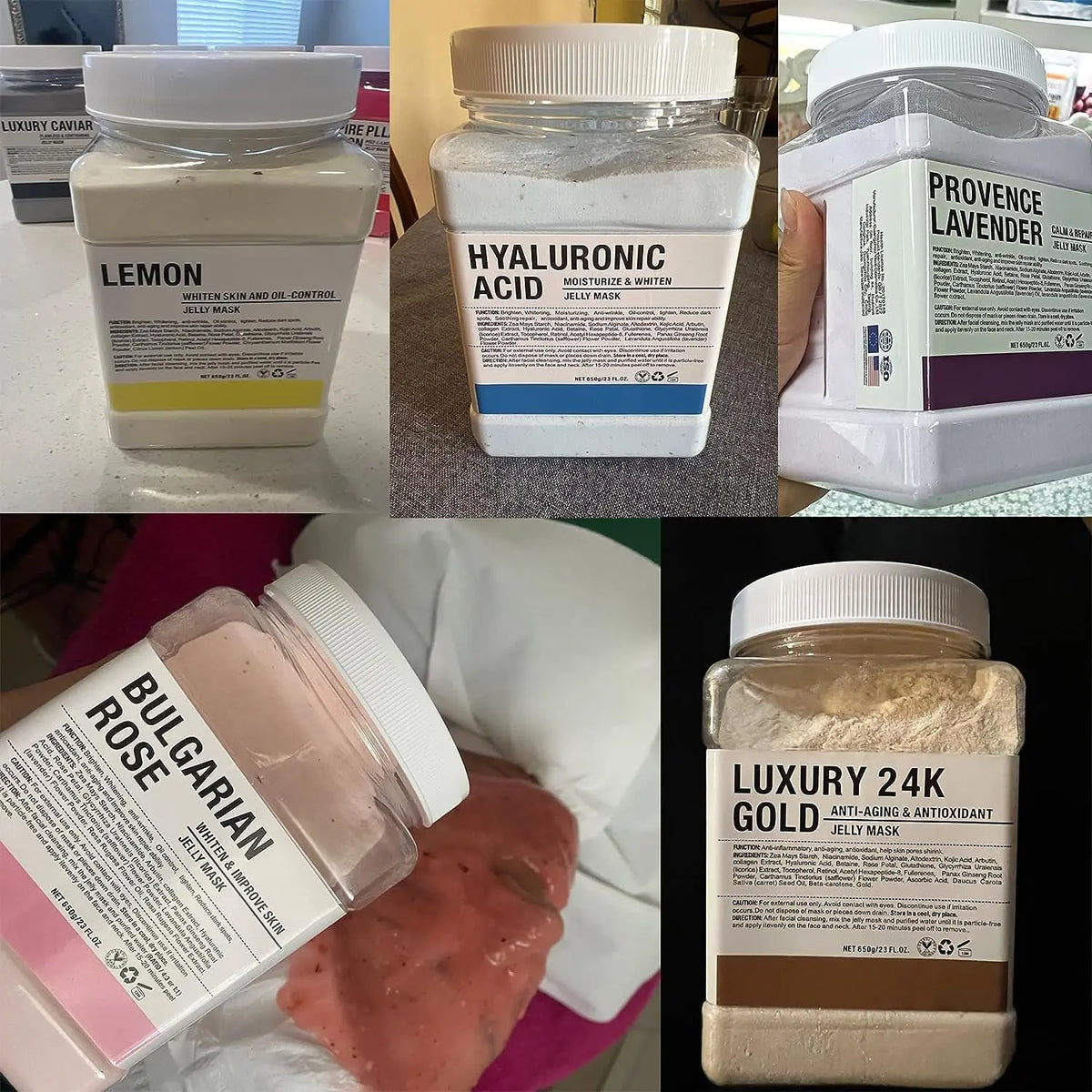 Ymeyfan Professional Facial Mask Powder With Collagen And Rose
