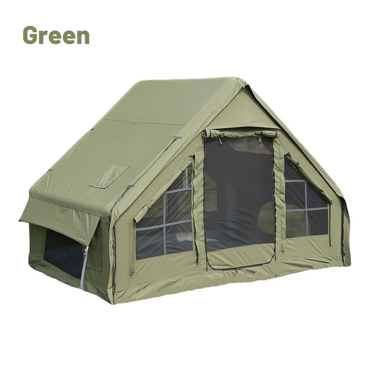 Pakicetus Inflatable Camping Tent With Stove Jack For Family Camping