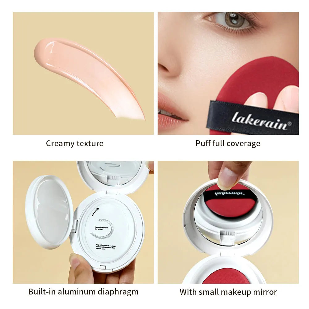 Ibcccndc Dewy Glow Hydrating Cream Cushion Foundation For Radiant Skin
