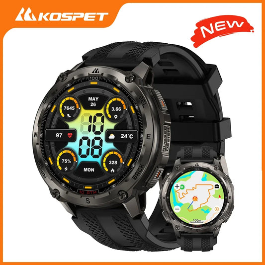 Kospet Tank T4 Smartwatch Featuring GPS And Heart Rate Monitoring
