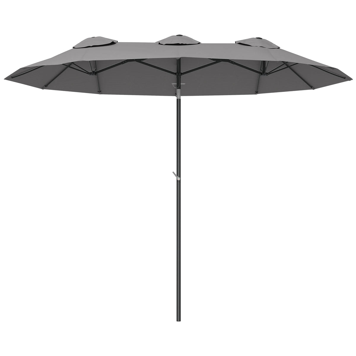 Outsunny Double Sided Patio Umbrella With Tilt And Crank