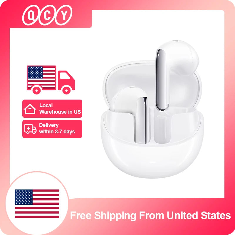 QCY AilyBuds Pro Plus Wireless Earbuds Adaptive ANC Bluetooth 5.3