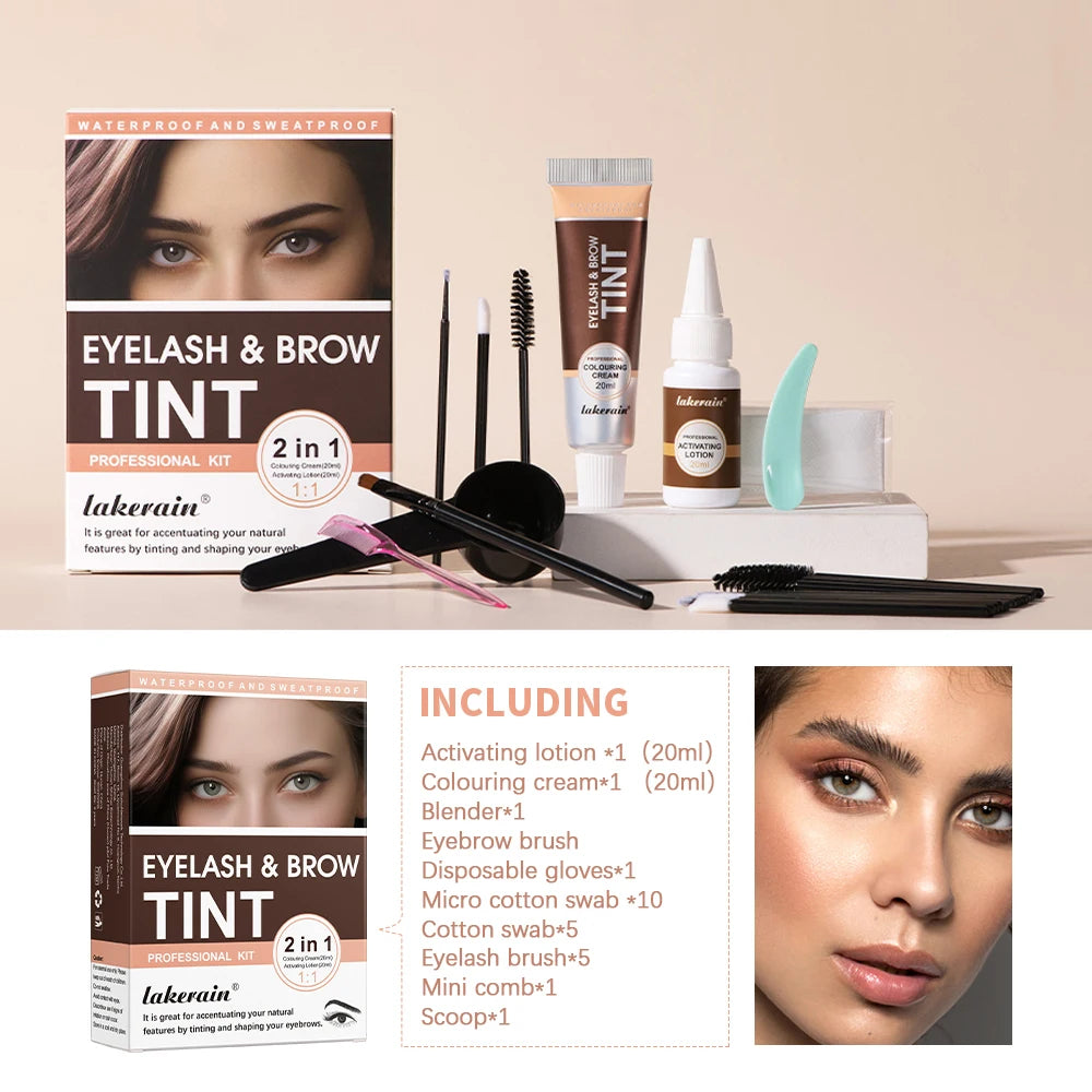 Ibcccndc Eyelash Lifting And Brow Tint Enhancement Kit