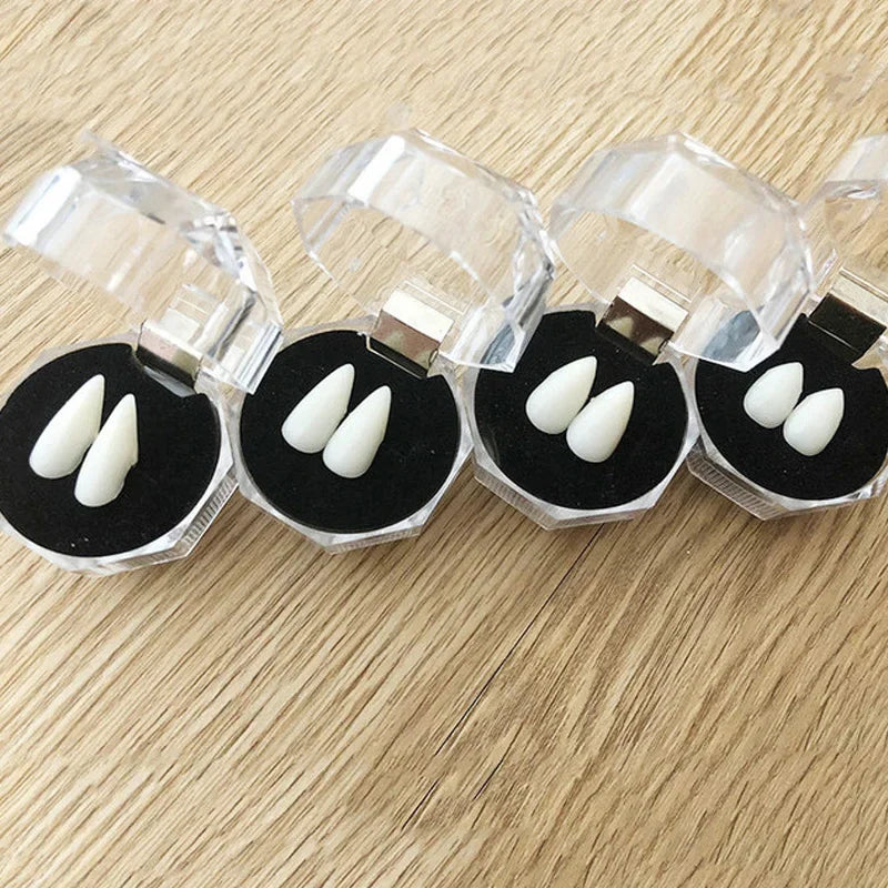 Vampire Teeth Fangs Resin Halloween Costume False Teeth Party Props