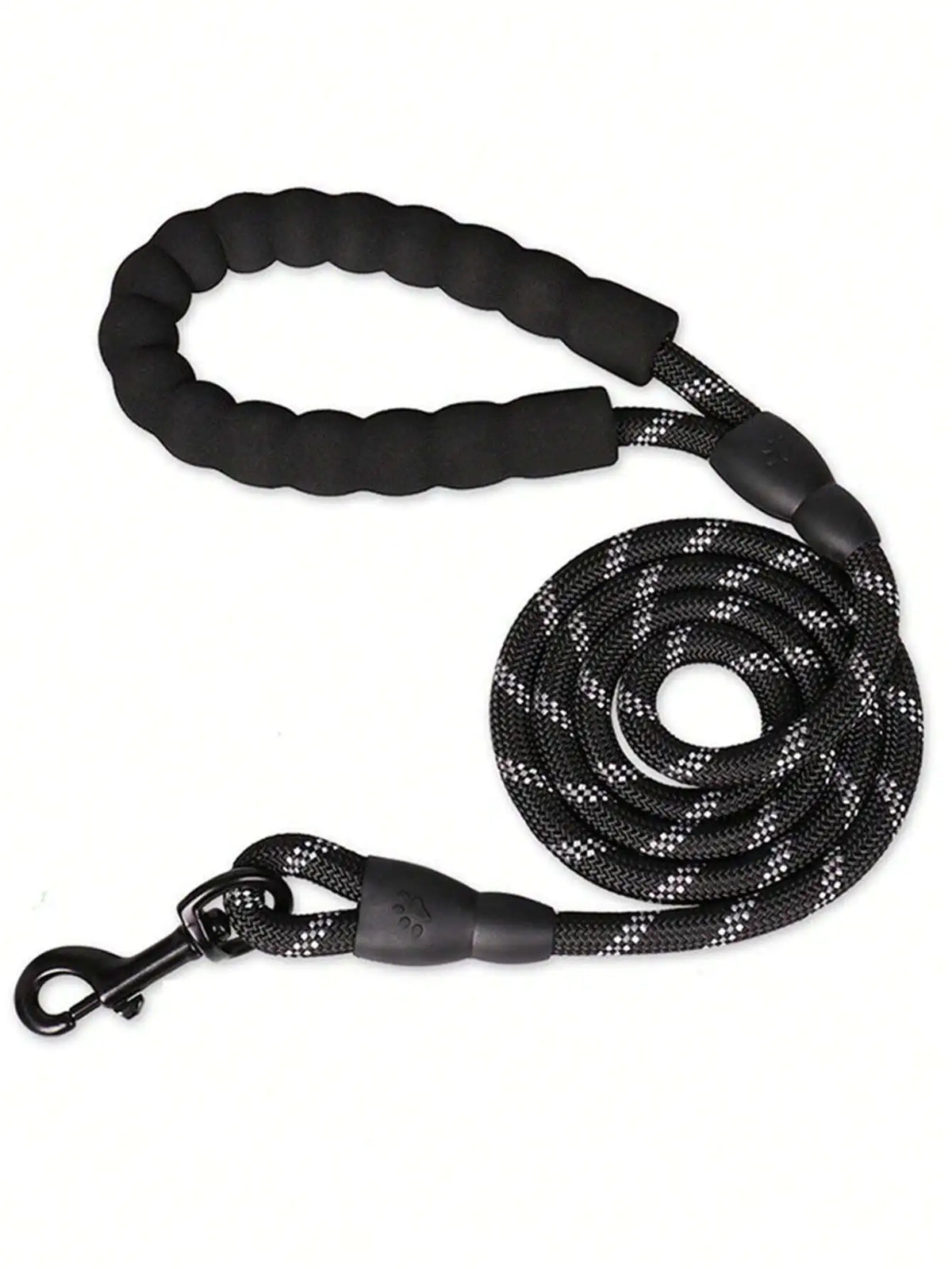 Premium Reflective Nylon Dog Leash With Comfortable Foam Handle