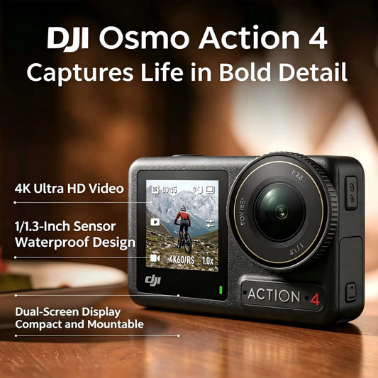 DJI Osmo Action 4 Standard Combo Waterproof 4K Camera