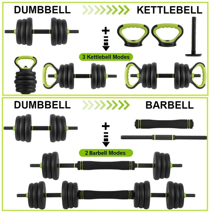 Twister Ck Adjustable Dumbbell Set With Connector For Gym