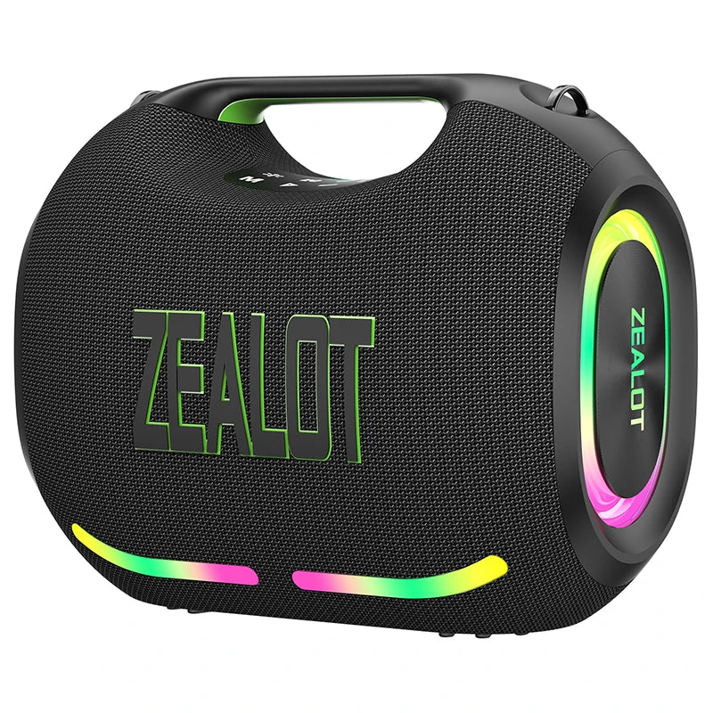 Zealot 120W Portable Bluetooth Speaker TWS Subwoofer Waterproof HiFi