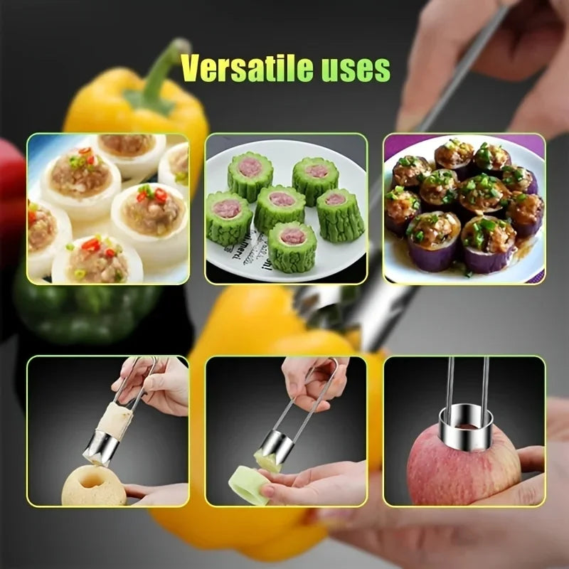 Premium Stainless Steel Kitchen Fruit Vegetable Corer