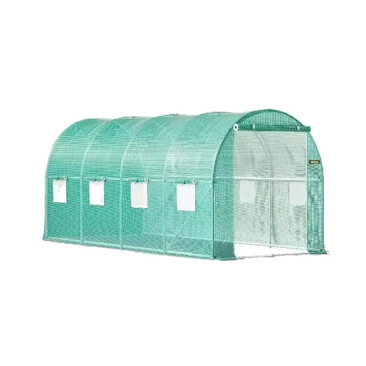 VEVOR Walk In Tunnel Greenhouse With Galvanized Frame Cover