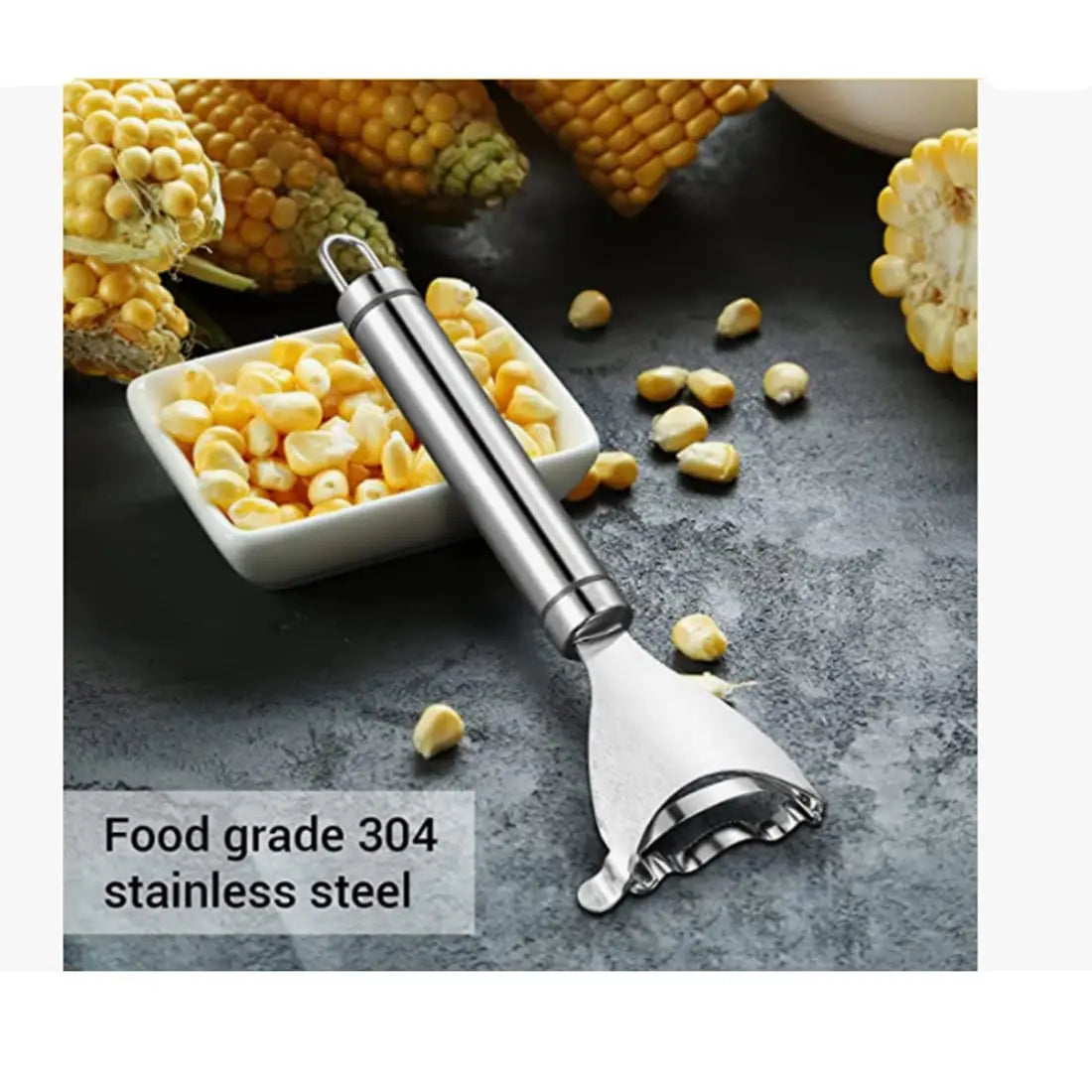 Stainless Steel Corn Peeler Y Shaped Kernel Remover Kitchen
