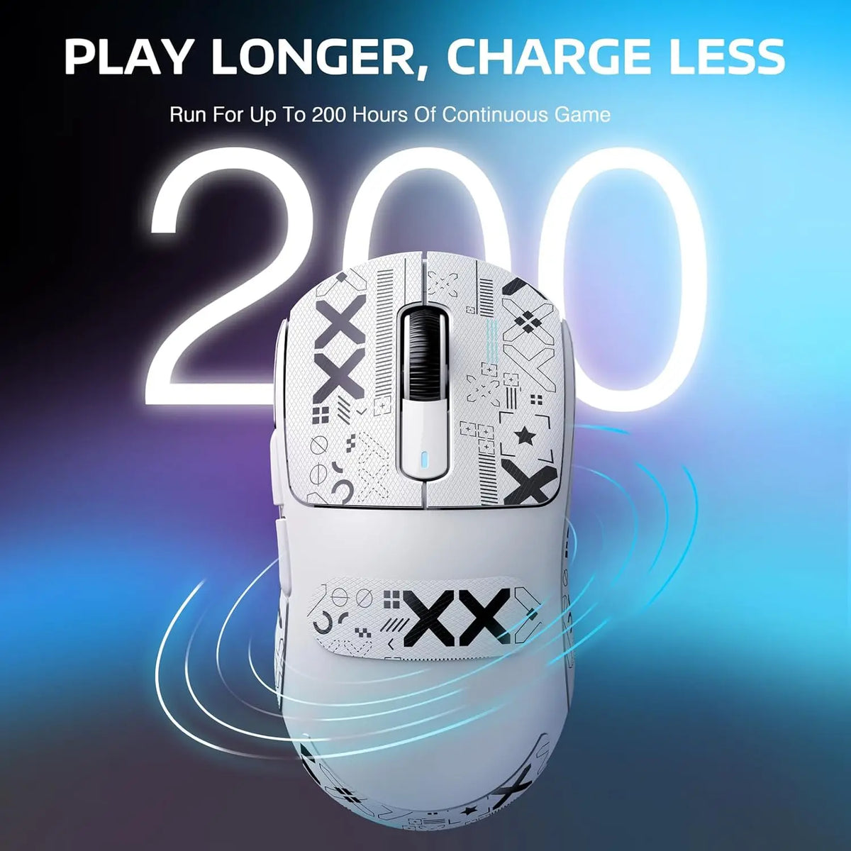 Attack Shark X3 Lightweight Wireless Gaming Mouse Features 26K DPI