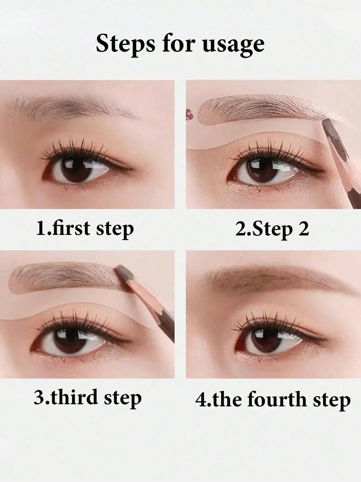 Precision Eyebrow Shaping Stencils For Professional Makeup Grooming Tools