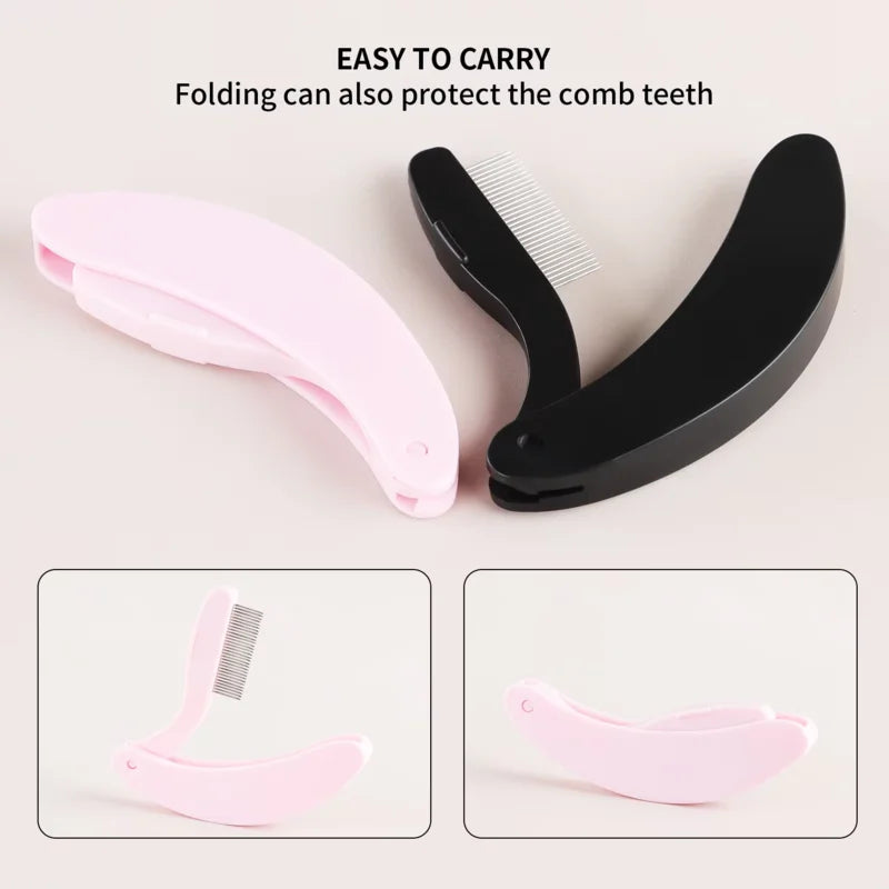 Professional Folding Spike Lash Comb Eyelash Separator Tool