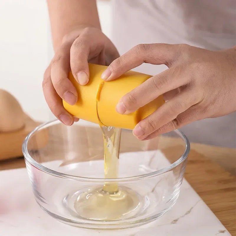 Plastic Egg Opener Beater and Shell Separator Kitchen Baking Tool