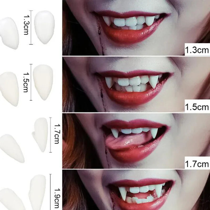 Vampire Teeth Fangs Resin Halloween Costume False Teeth Party Props