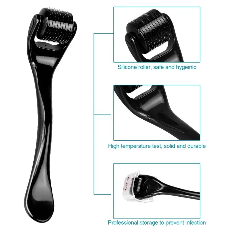 Premium Stainless Steel Dermaroller For Facial Hair Growth