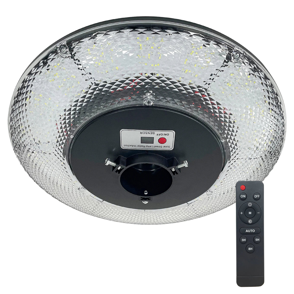 Morglad Solar Garden Light 360 Degree Radar Sensor Wireless Led Lamp