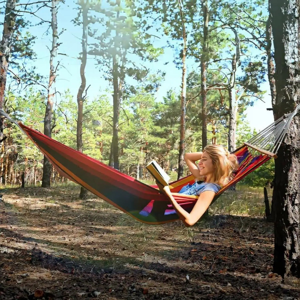 Gyroor Adjustable Stand Hammock For Outdoor Relaxation