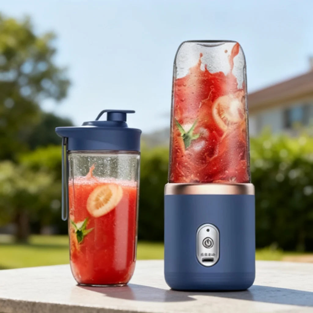 Compact Portable Blender Cup For Smoothies And Travel Use
