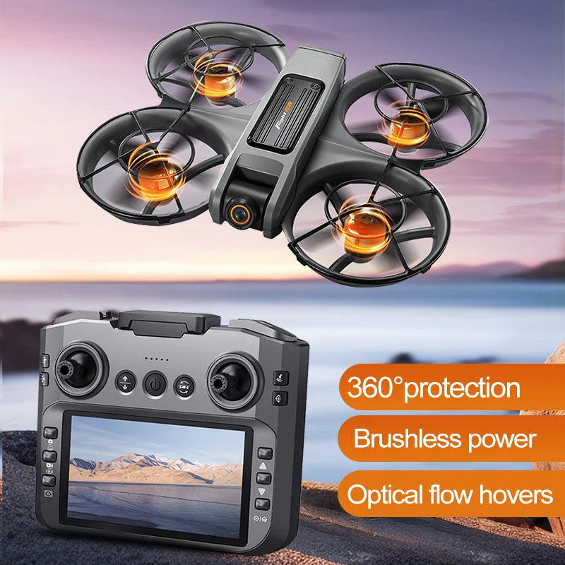 ZNLYRION Brushless RC Drone With Stable Hover And 360 Protection