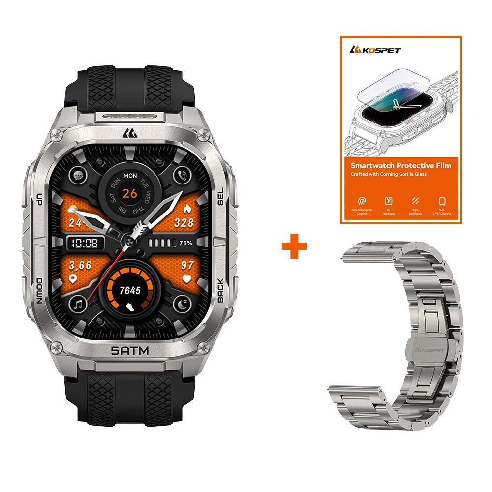 Kospet Tank M4C Advanced Gps Smartwatch For Men 5Atm Waterproof