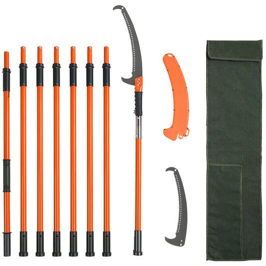 SucceBuy Manual Telescopic Pole Saw With Steel Blade For Trees