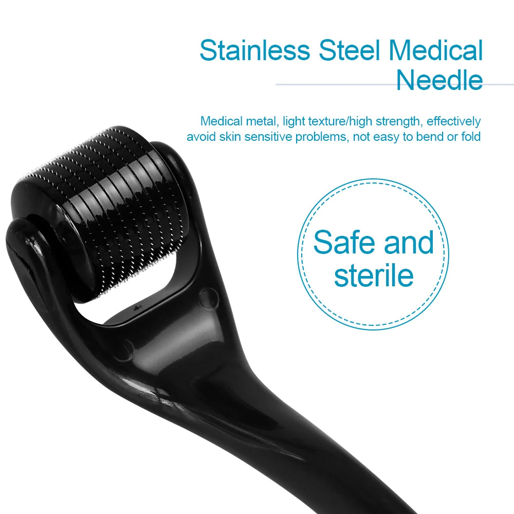 Premium Stainless Steel Dermaroller For Facial Hair Growth