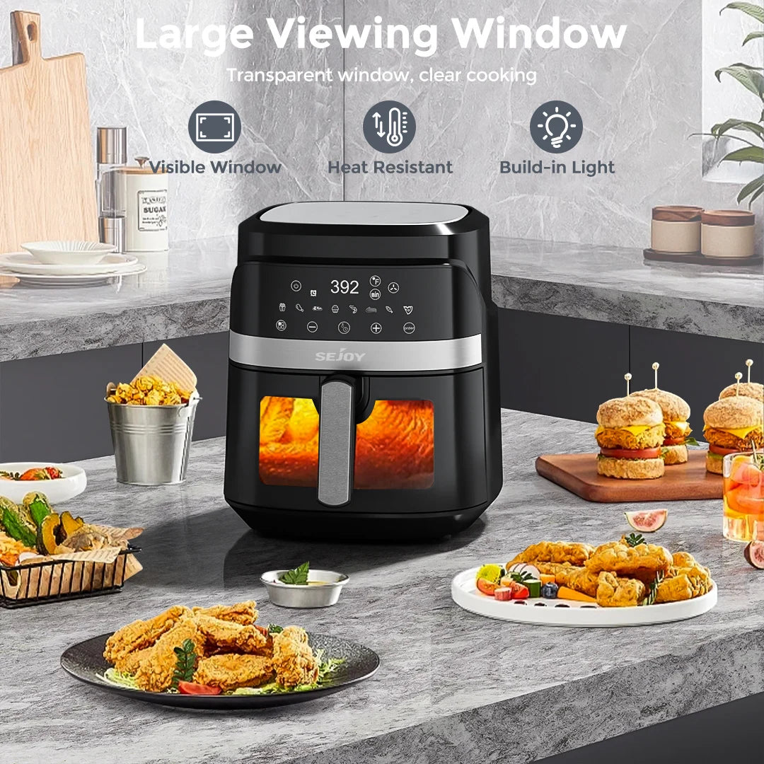 Sejoy 8 In 1 Air Fryer With Premium Ceramic Coating