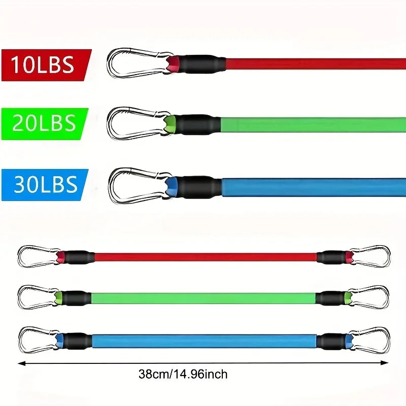 Adjustable Resistance Bands Kit For Home Leg And Hip Toning