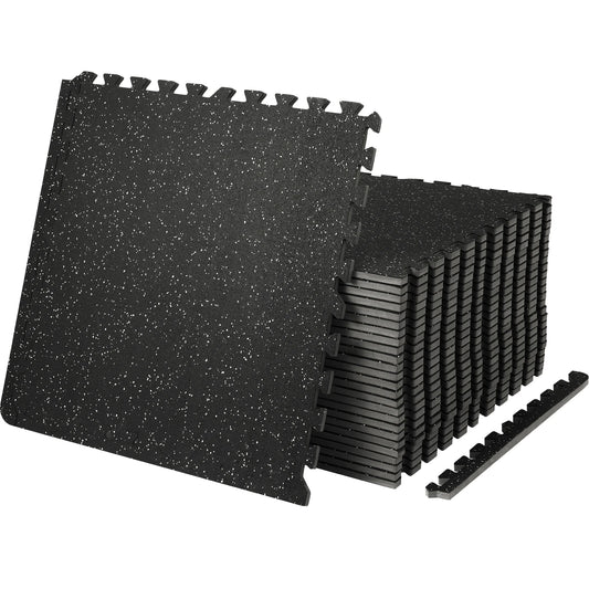 SucceBuy Waterproof Interlocking Workout Floor Mats