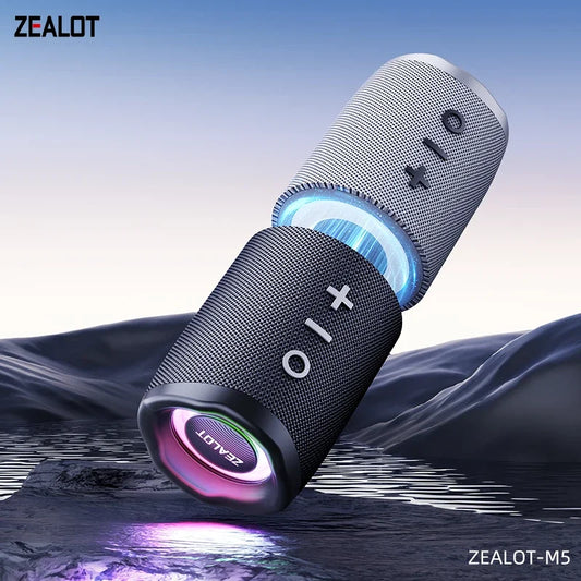 Zealot M5 Magnetic Bluetooth Speaker With Power Bank RGB