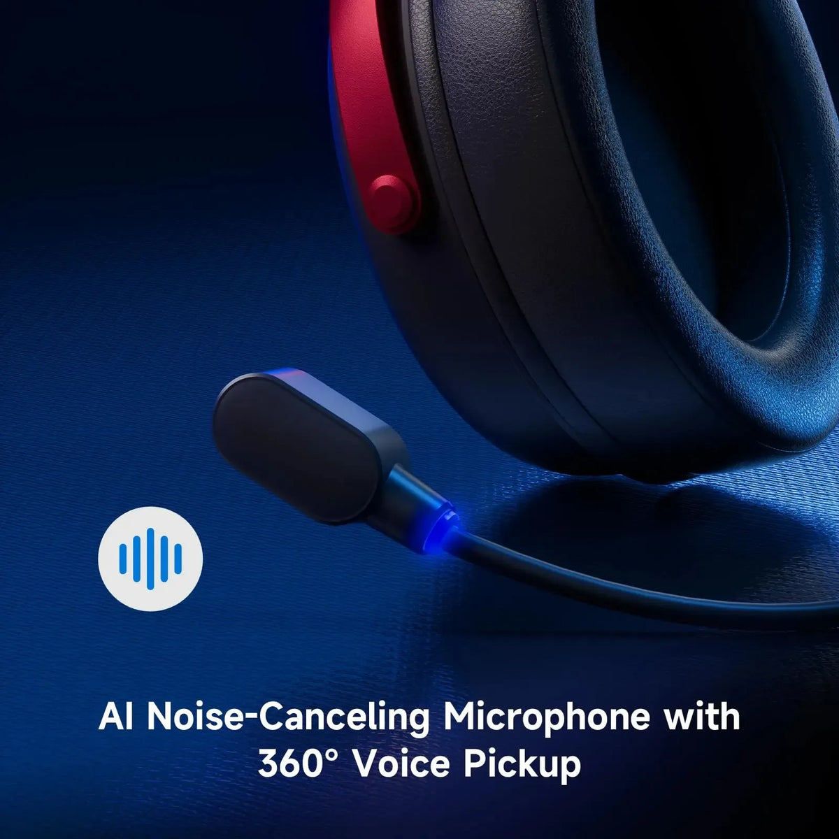 MCHOSE V9 Pro Wireless Gaming Headset 7.1 Surround Sound Mic