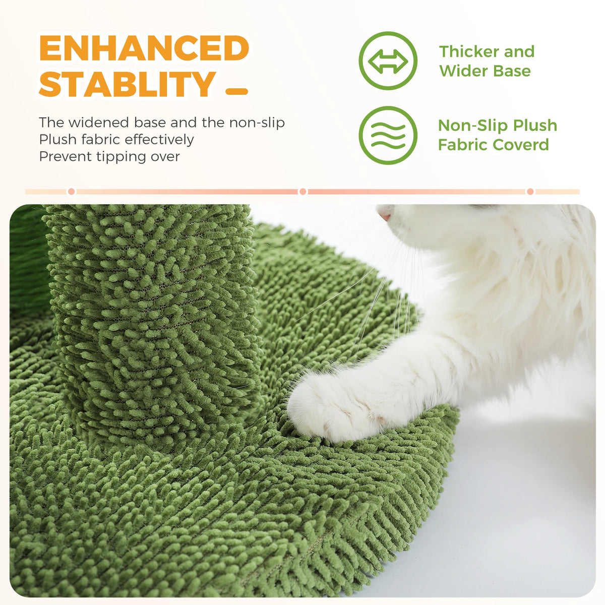 PAWZ Road Indoor Cactus Cat Scratching Post With Sisal Posts
