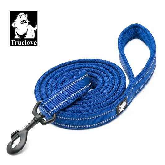 Truelove Reflective Padded Nylon Mesh Pet Leash For Dogs