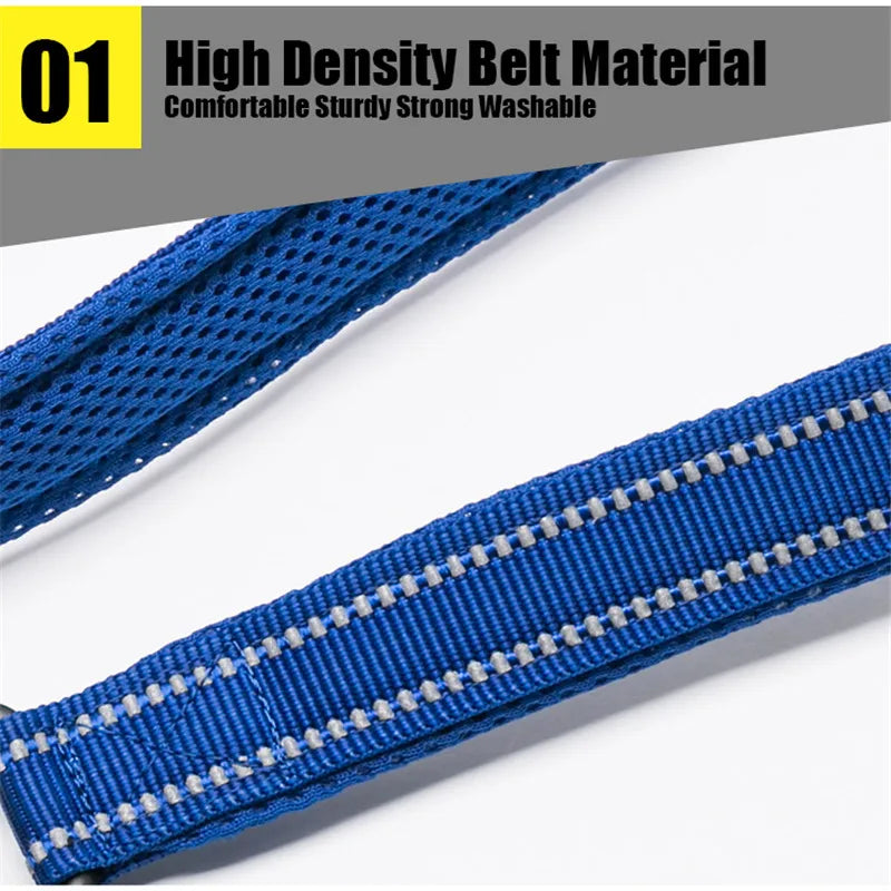 Truelove Reflective Padded Nylon Mesh Pet Leash For Dogs