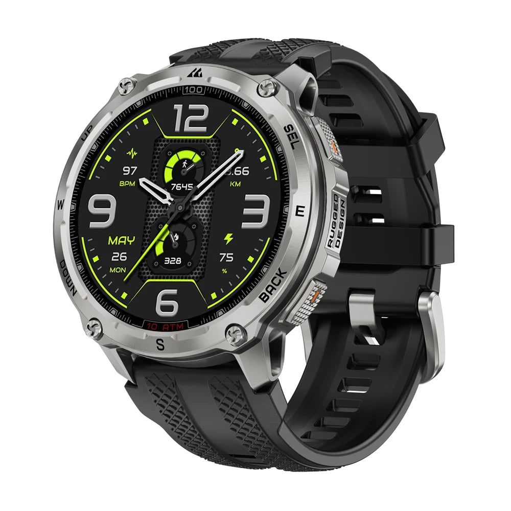 Kospet Tank T4 Smartwatch Featuring GPS And Heart Rate Monitoring