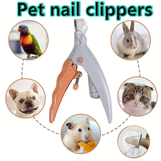 Portable LED Pet Nail Clippers For Dog And Cat Grooming