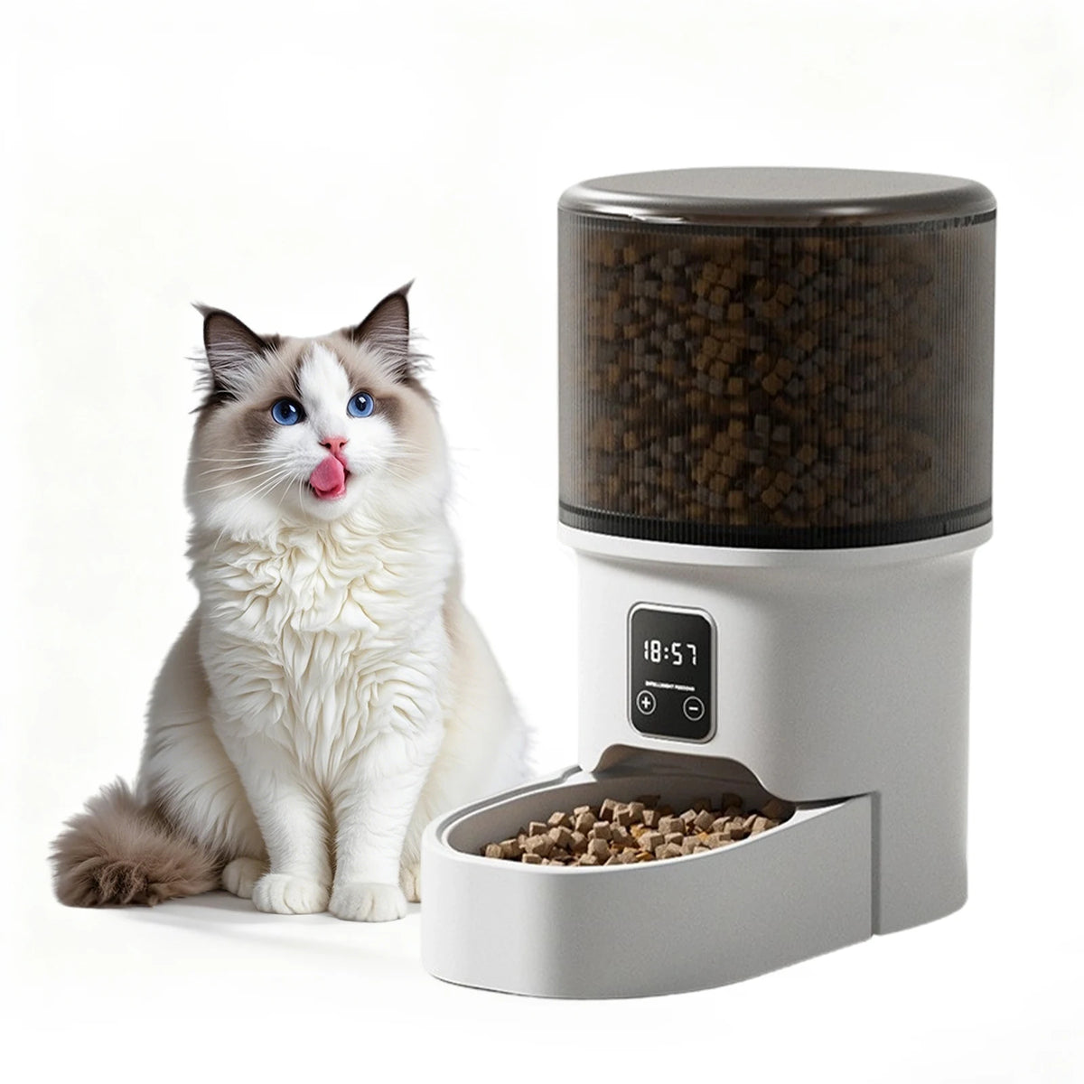 HiMiss Automatic Pet Feeder For Dogs And Cats With Timer