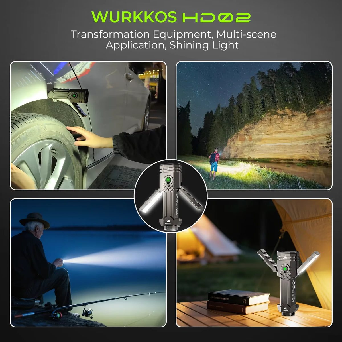 Wurkkos HD02 Rechargeable LED Camping Lamp For Outdoor Adventures