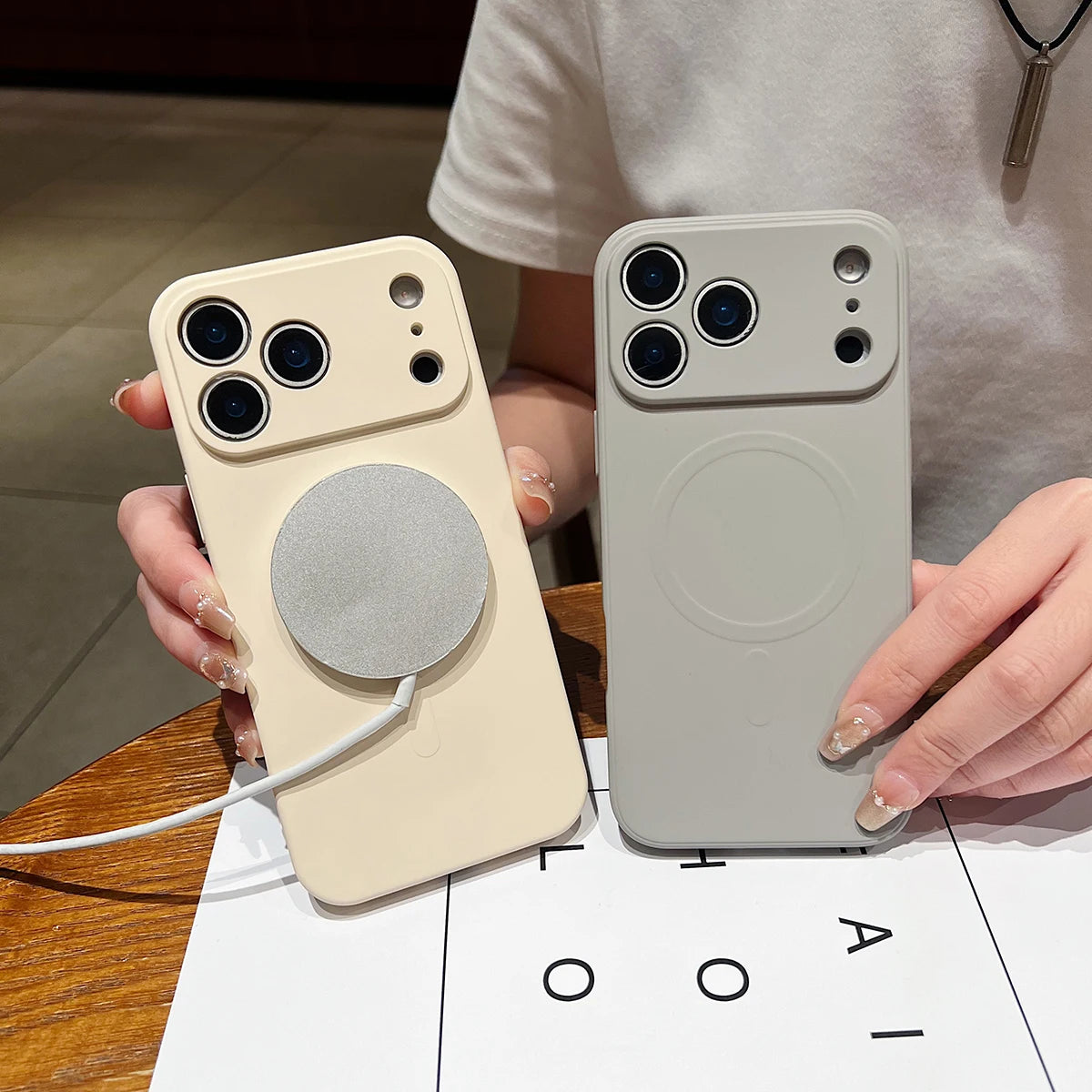 Licoers Magnetic Liquid Silicone iPhone Case With Camera Protection