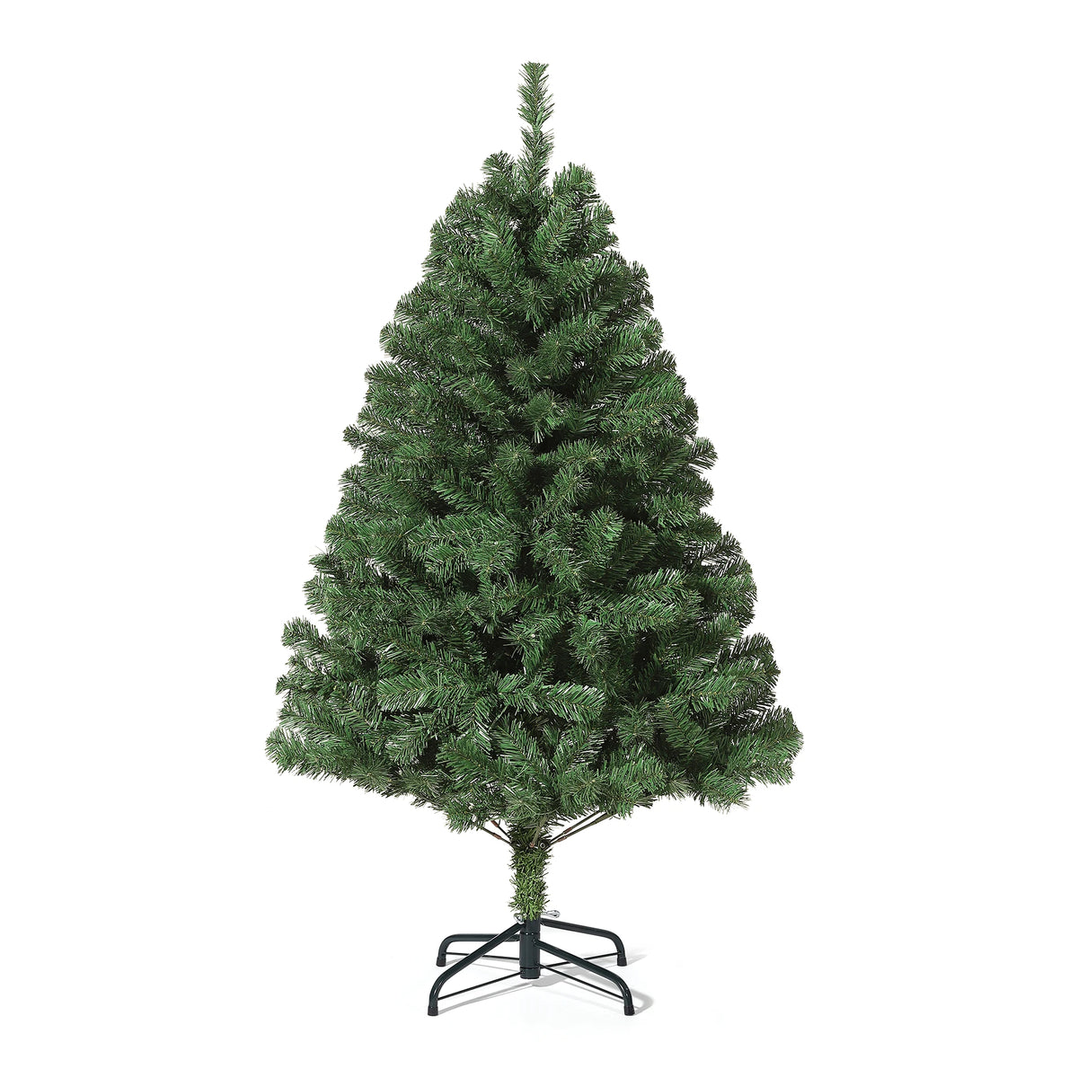 HiMiss Hinged Artificial Christmas Tree With Led Lights