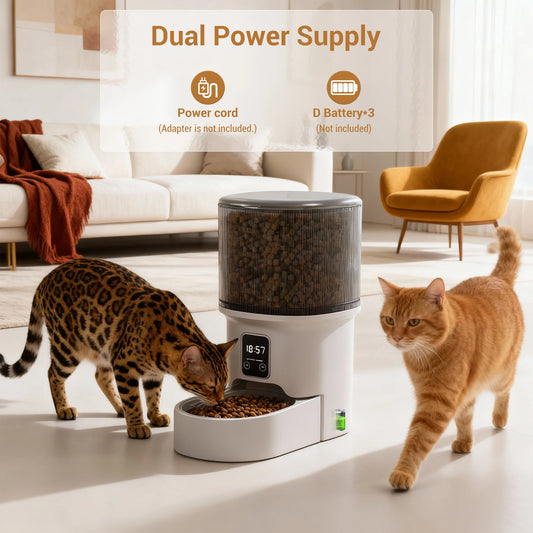 HiMiss Automatic Pet Feeder For Dogs And Cats With Timer