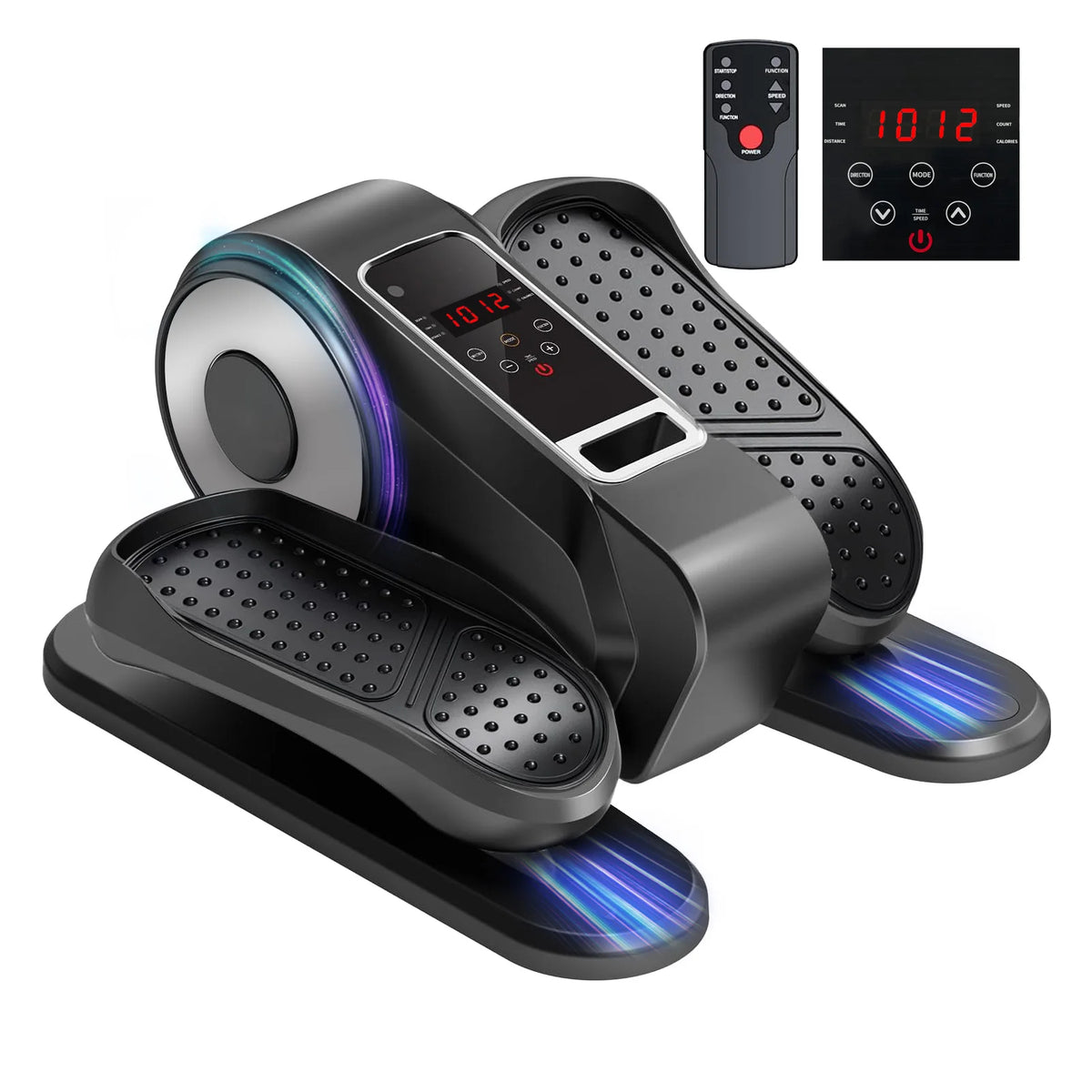 Gamewiu Under Desk Elliptical Machine Portable Leg Exerciser Remote Control