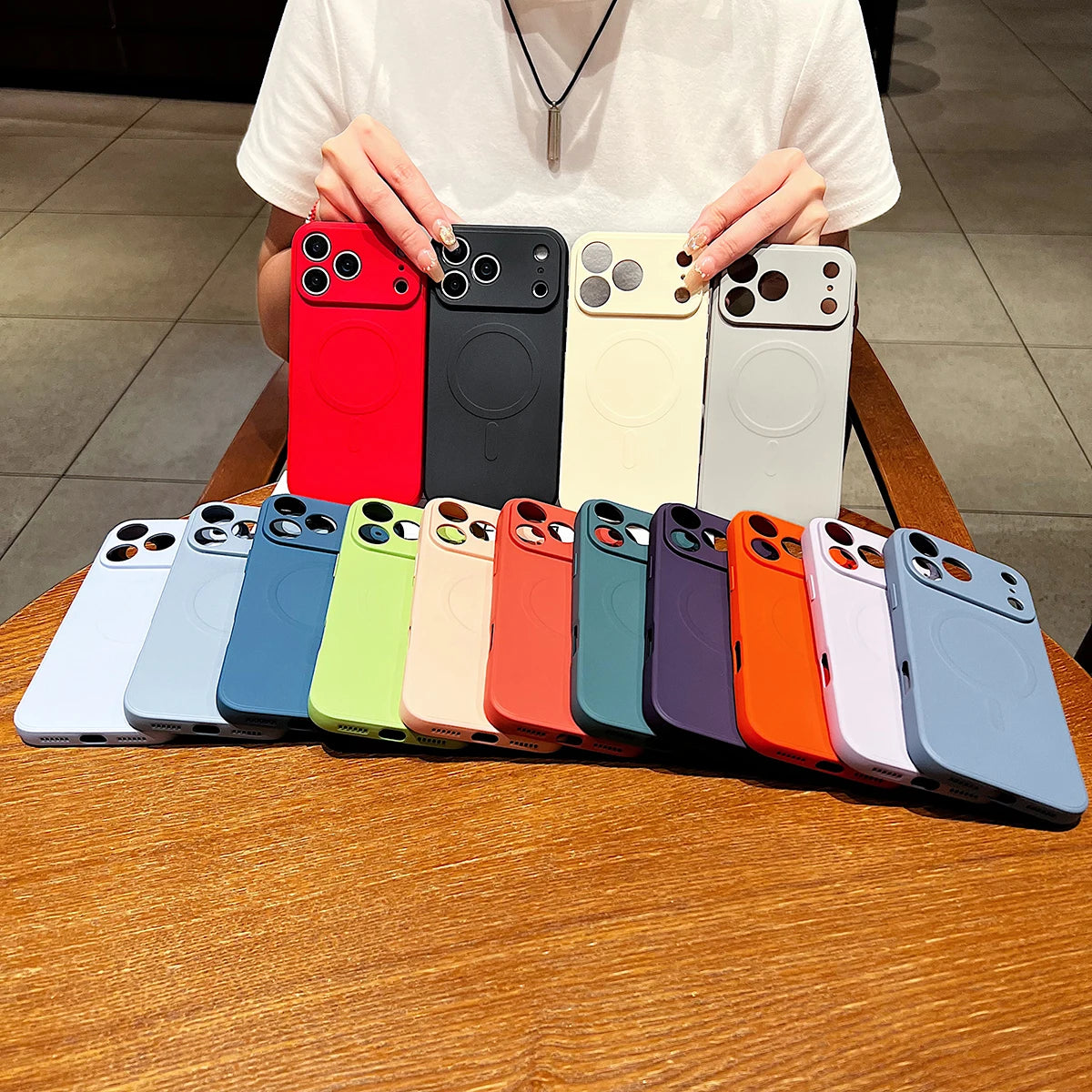 Licoers Magnetic Liquid Silicone iPhone Case With Camera Protection