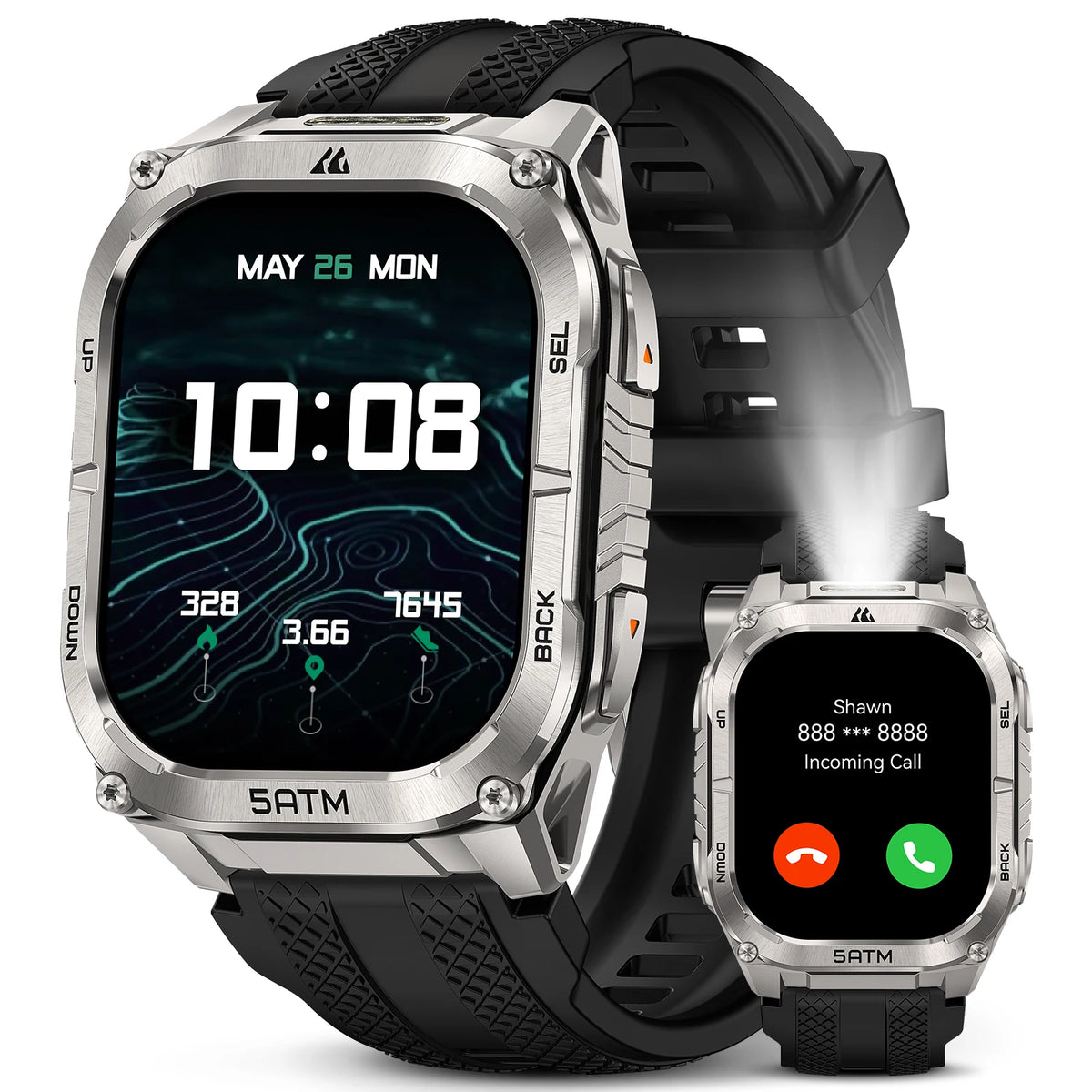Kospet Tank M4C Advanced Gps Smartwatch For Men 5Atm Waterproof
