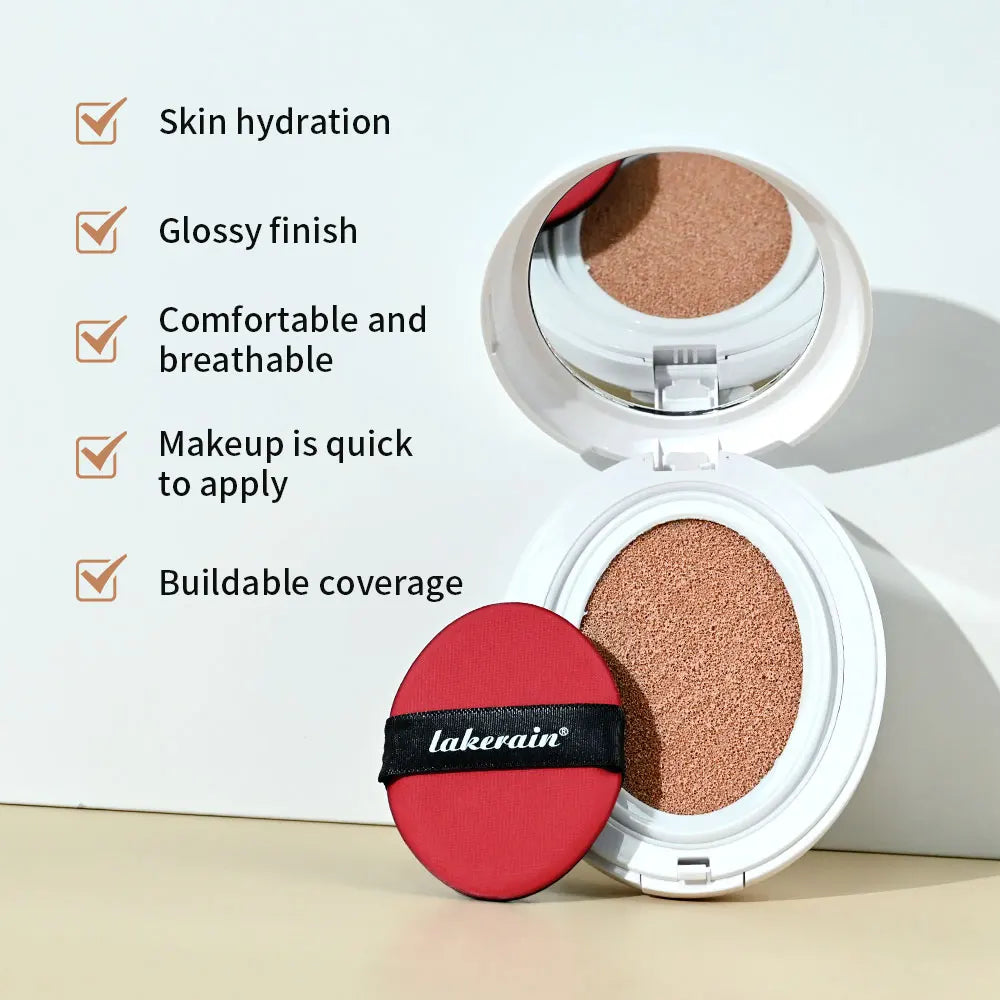 Ibcccndc Dewy Glow Hydrating Cream Cushion Foundation For Radiant Skin