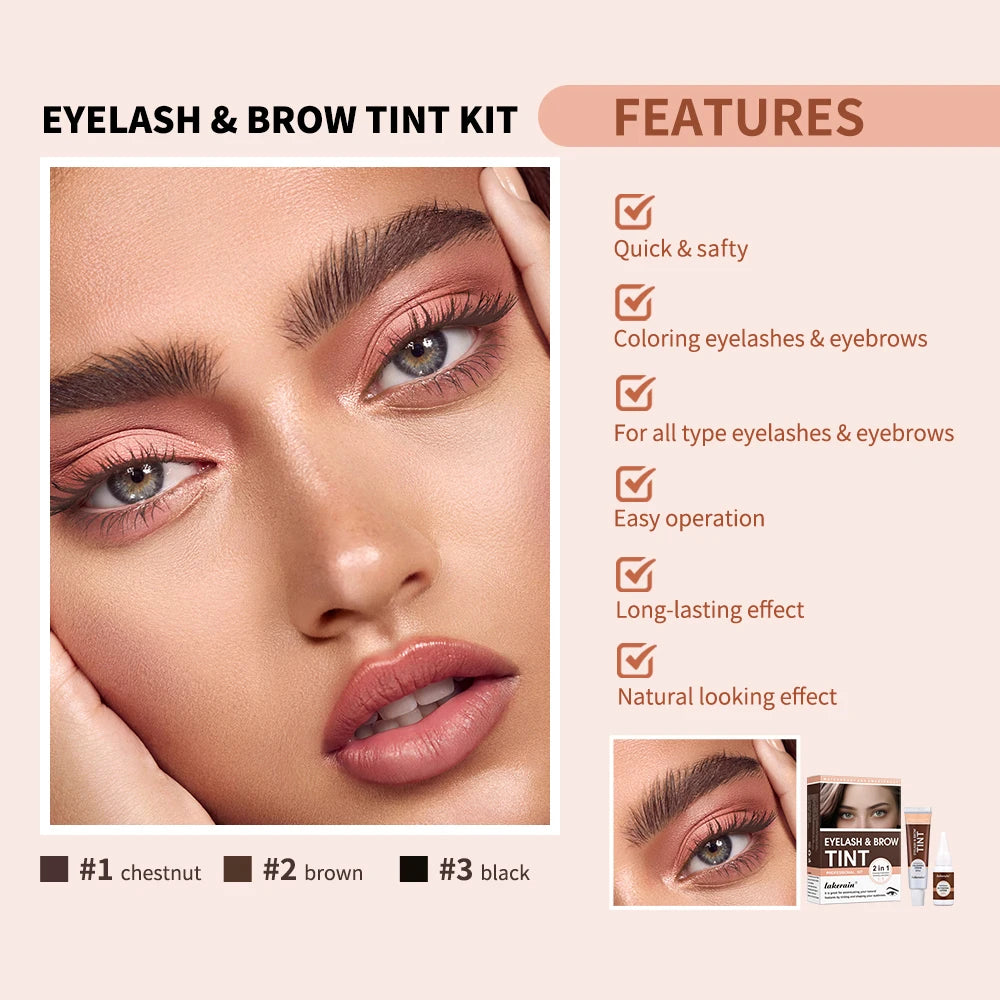 Ibcccndc Eyelash Lifting And Brow Tint Enhancement Kit